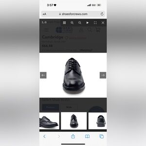 Cambridge shoes for crews